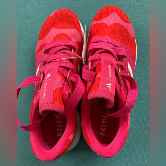 Adidas Women's Red and Pink EDGE LUX 4 X MARIMEKKO Fashion Sneakers 5-1/2M NWT - Picture 4 of 7